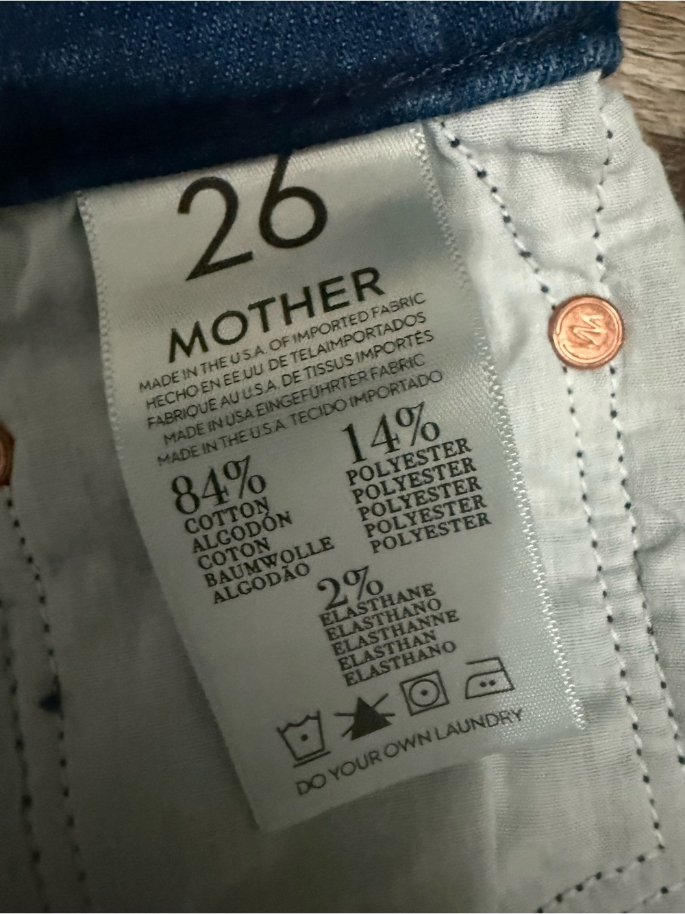 MOTHER Dropout Cuff Shorts Size 26 EUC - Picture 7 of 9